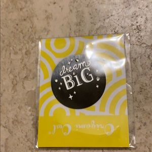 Origami Owl Large Locket plate “Dream Big”